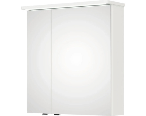 Armoire de toilette blanche avec éclairage