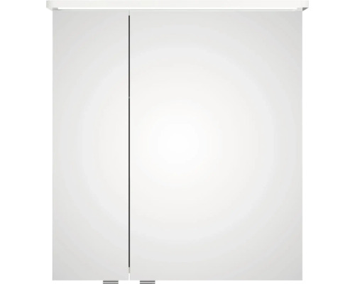 Armoire de salle de bains avec deux portes