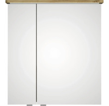 Armoire de toilette avec deux portes et étagère