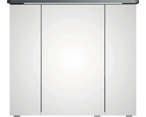 Armoire de toilette avec trois portes pour la salle de bain