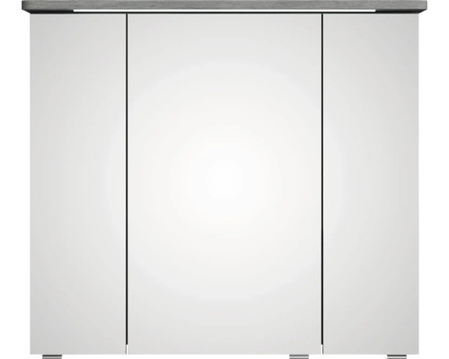 Spiegelschrank mit drei Türen und Ablage