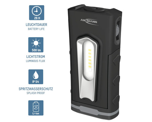 Lampe d''inspection Ansmann avec lumière LED