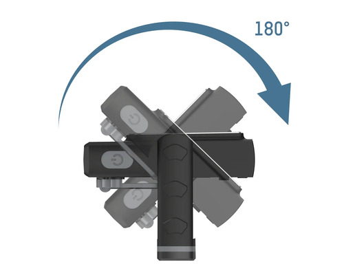 Lampe de travail avec rotation à 180 degrés