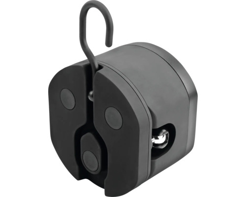 Lampe de travail noire avec crochet