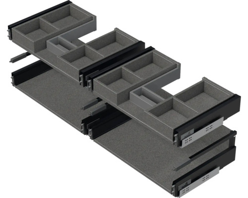 Insert de tiroir pour armoire à outils avec plusieurs compartiments