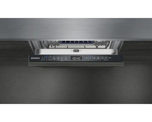 Lave-vaisselle Siemens avec panneau de commande et affichage