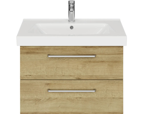 Waschtischunterschrank mit zwei Schubladen, Waschbecken und Armatur