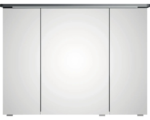 Armoire de toilette avec trois portes et éclairage