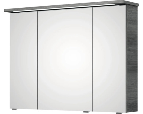 Armoire de toilette avec trois portes et éclairage