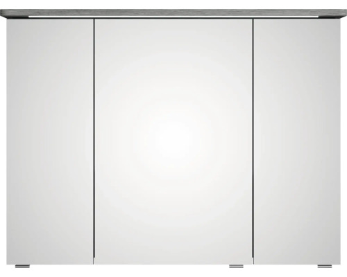 Armoire de toilette à trois portes avec éclairage