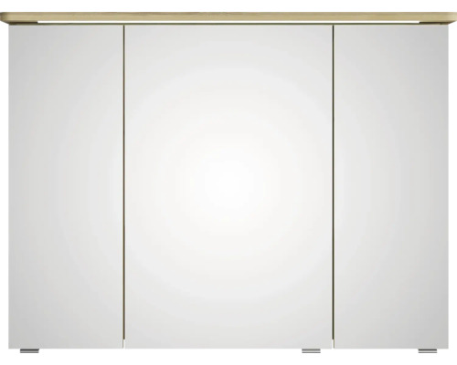 Dreitüriger Badspiegelschrank mit Beleuchtung