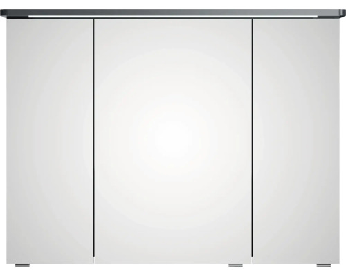 Armoire de toilette à trois portes avec éclairage