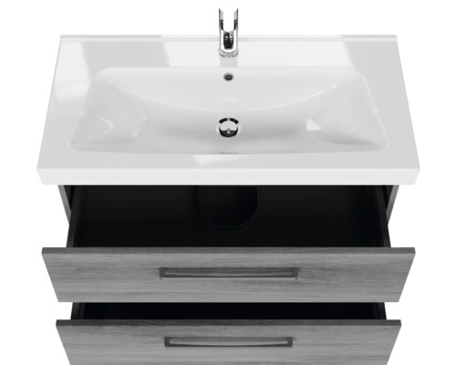 Meuble-lavabo avec lavabo et deux tiroirs