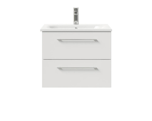 Waschtischunterschrank mit zwei Schubladen und Waschbecken
