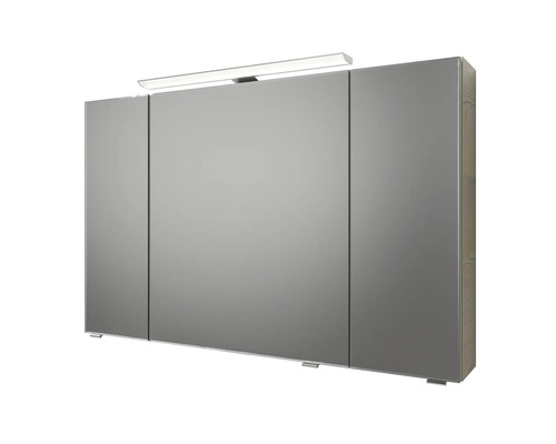 Spiegelschrank mit drei Türen und Beleuchtung