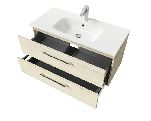 Waschtisch mit zwei Schubladen und Waschbecken
