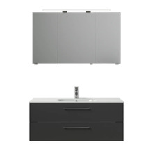 Ensemble de meubles de salle de bains avec armoire de toilette et meuble sous-vasque