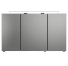 Armoire de toilette à trois portes avec éclairage