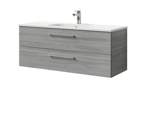Meuble sous-lavabo avec deux tiroirs et lavabo