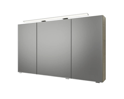 Spiegelschrank mit drei Türen und Beleuchtung
