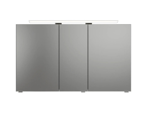 Armoire de toilette avec trois portes et éclairage