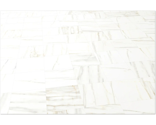 Revêtement de sol avec carreaux de marbre