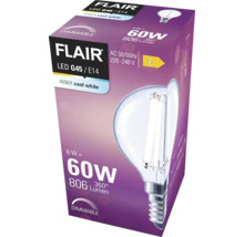 Ampoule Flair LED G45 E14 dans son emballage