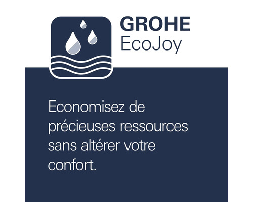 Logo Grohe EcoJoy, technologie d''économie d''eau