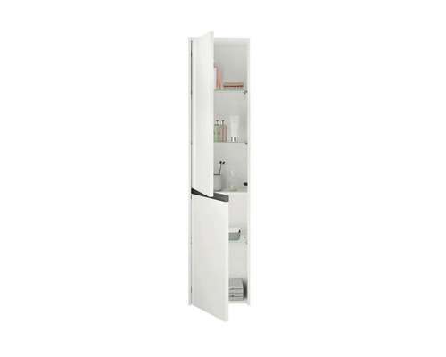 Armoire de salle de bain ouverte avec étagères pour ranger les accessoires de salle de bain
