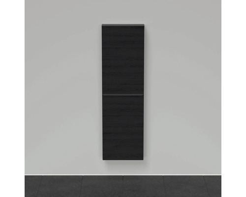 Radiateur de salle de bains noir pour montage mural