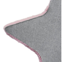 Teppich Romance Stern pink 80x80 cm