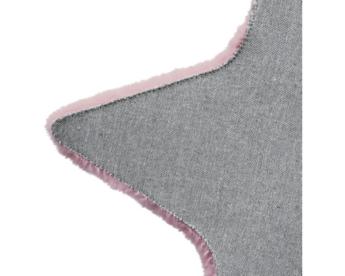 Tapis en forme d''étoile avec bordure effilochée