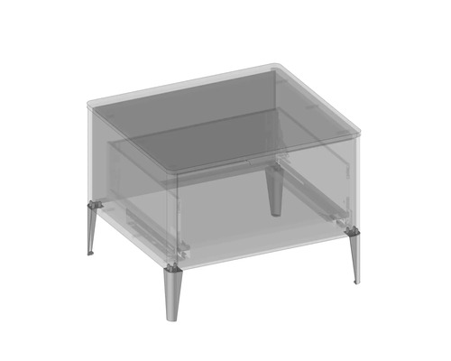 Beistelltisch mit vier Füßen