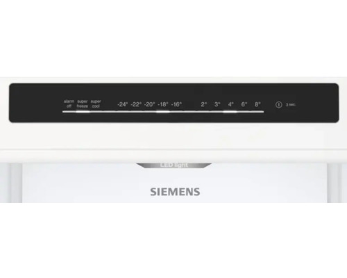 Siemens Kühlschrank Bedienfeld mit Temperaturanzeige und LED-Licht