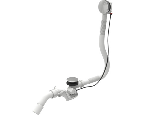 Badewannenablaufgarnitur mit flexiblen Rohren