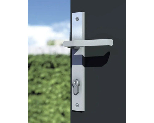 Türbeschlag mit Schloss und Türgriff