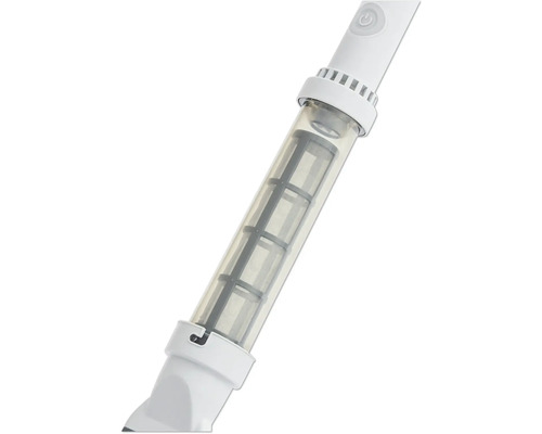 Vue détaillée d''un nettoyeur de piscine avec filtre