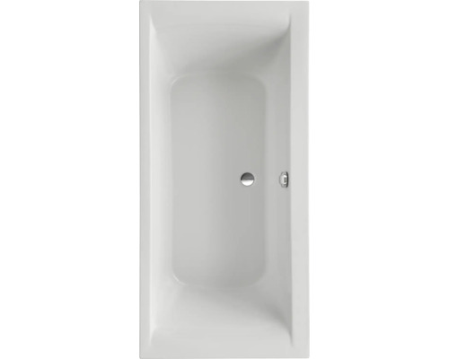 Baignoire rectangulaire avec garniture de vidange