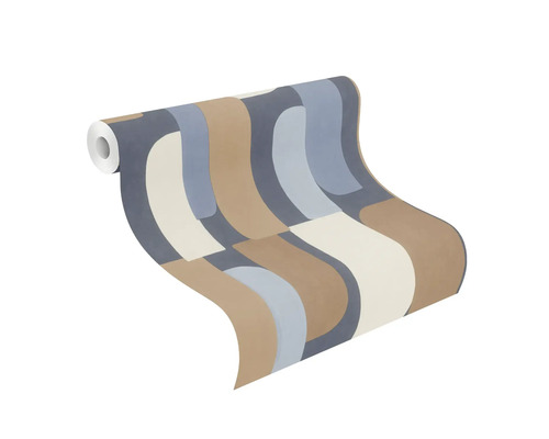 Tapetenrolle mit geometrischem Muster