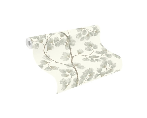 Tapetenrolle mit Ginkgo-Blatt-Motiv