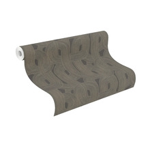 Rouleau de papier peint avec motif de boucle abstraite