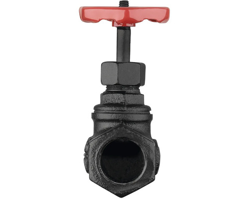 Vanne à guillotine avec volant rouge pour le contrôle du débit