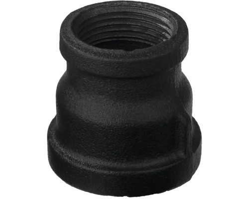 Manchon noir en fonte malléable pour raccords de tuyaux