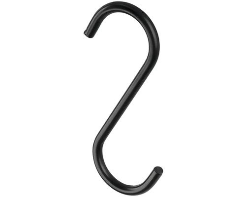 Crochet métallique en forme de S