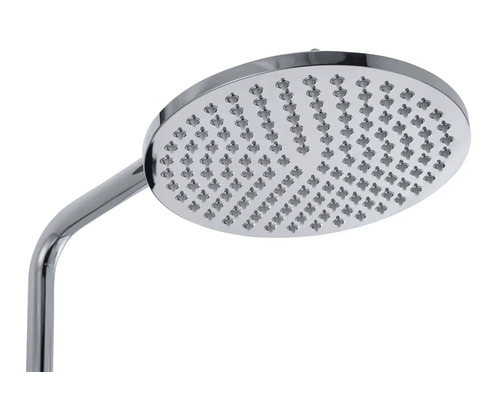 Runde Duschbrause aus Metall