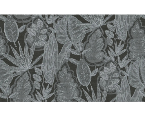 Papier peint à motif floral avec des feuilles