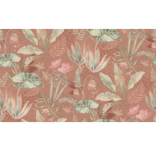 Papier peint à motif jungle avec feuilles et plantes