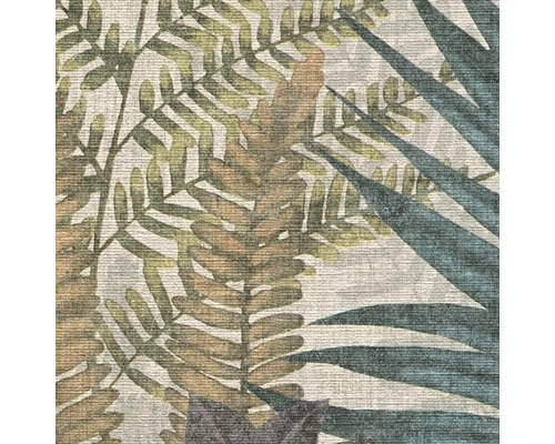 Gros plan d''un papier peint avec un motif de plantes