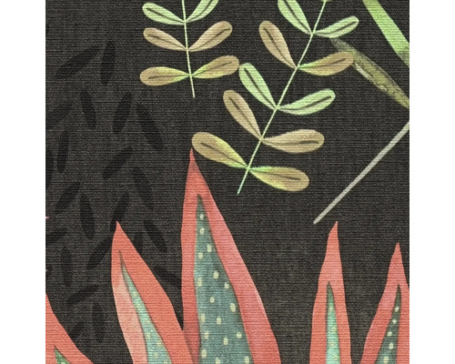 Gros plan d''un motif textile avec des motifs floraux