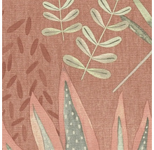 Gros plan d''un papier peint avec des motifs de plantes.